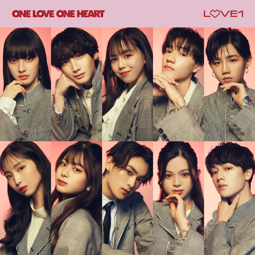 ONE LOVE ONE HEART「LOVE1」Jacket & Artist Photo