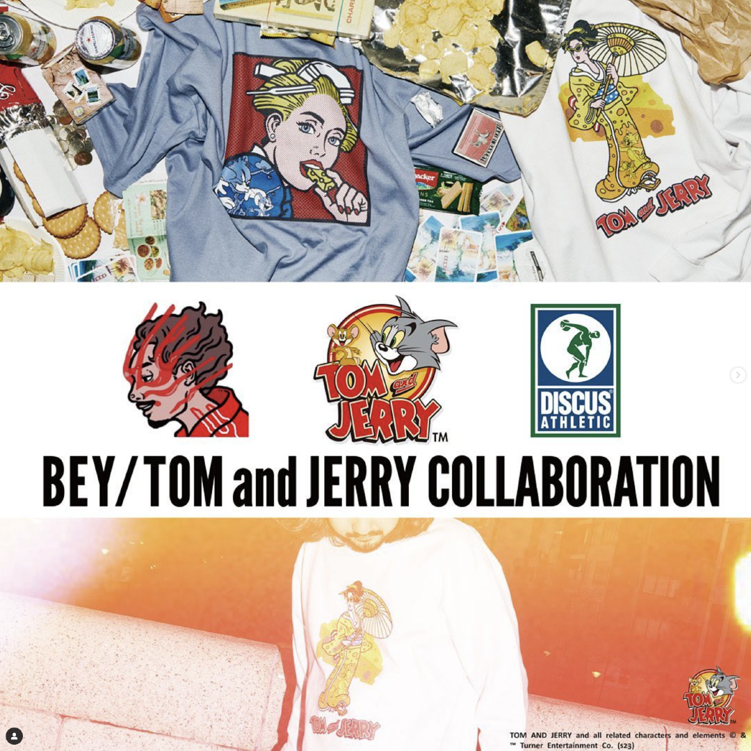 BEY x Tom and Jerry Collaboration Collection